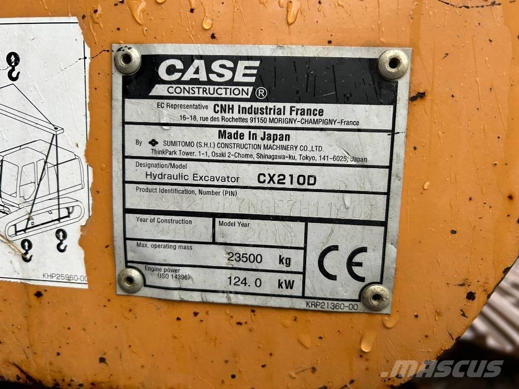 CASE CX 210 D Excavatoare pe șenile
