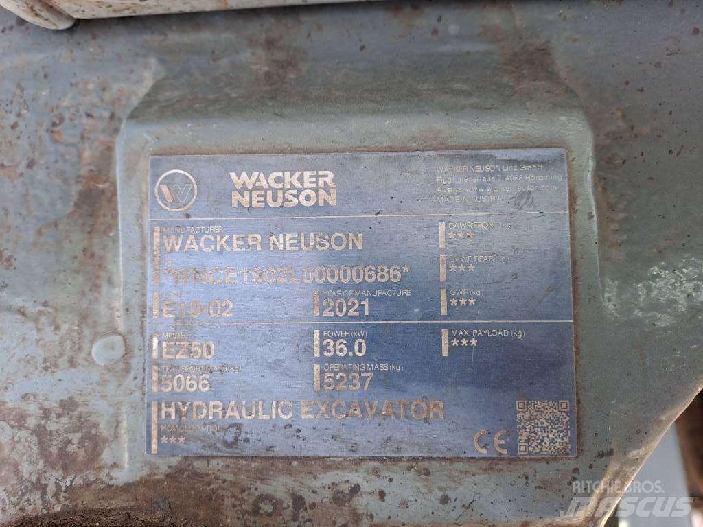 Wacker Neuson EZ50 Excavatoare pe șenile
