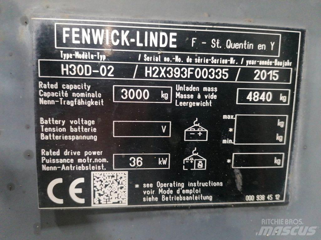 Linde H30D-02 Stivuitor diesel