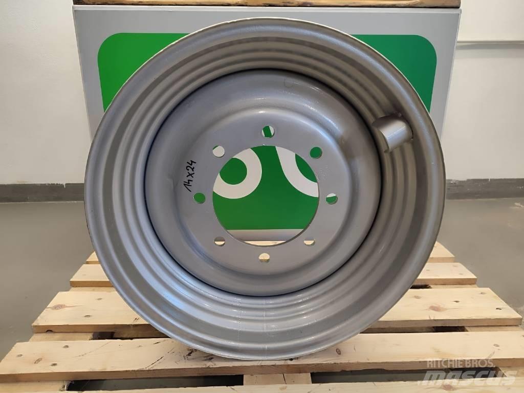 JCB 14X24  rim Anvelope, roti si jante