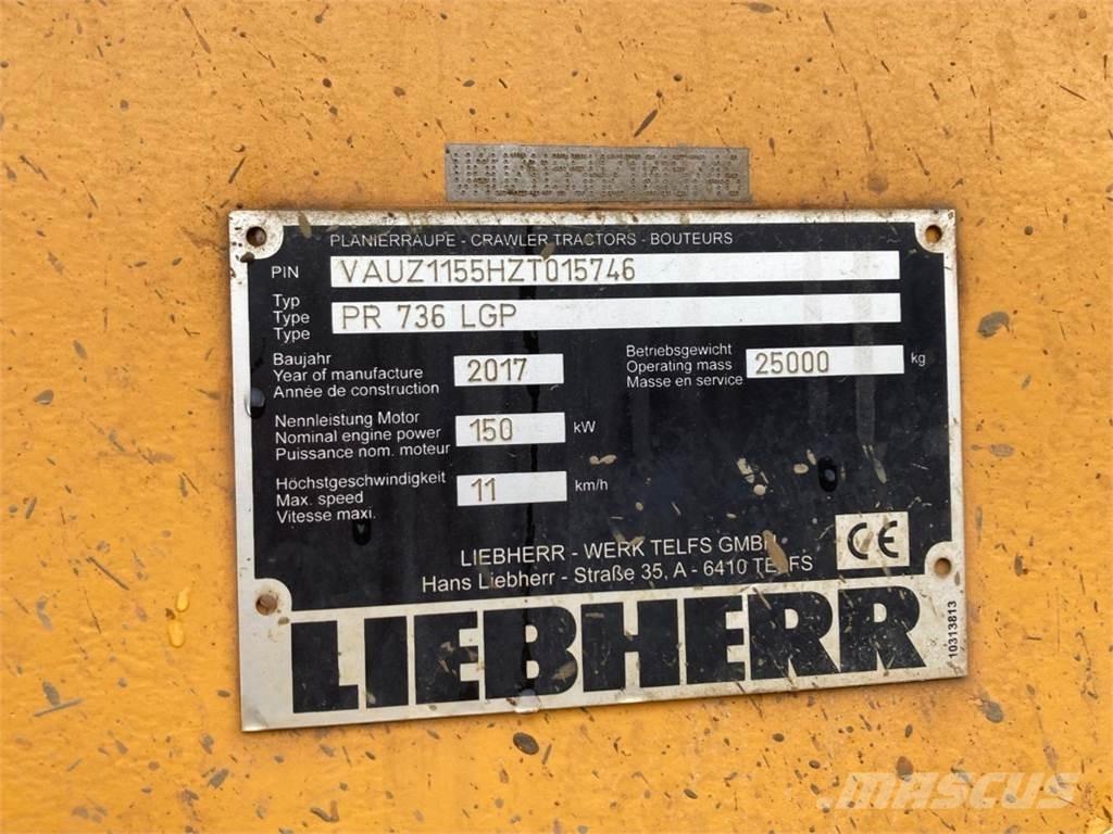 Liebherr PR736 LGP Buldozere pe senile