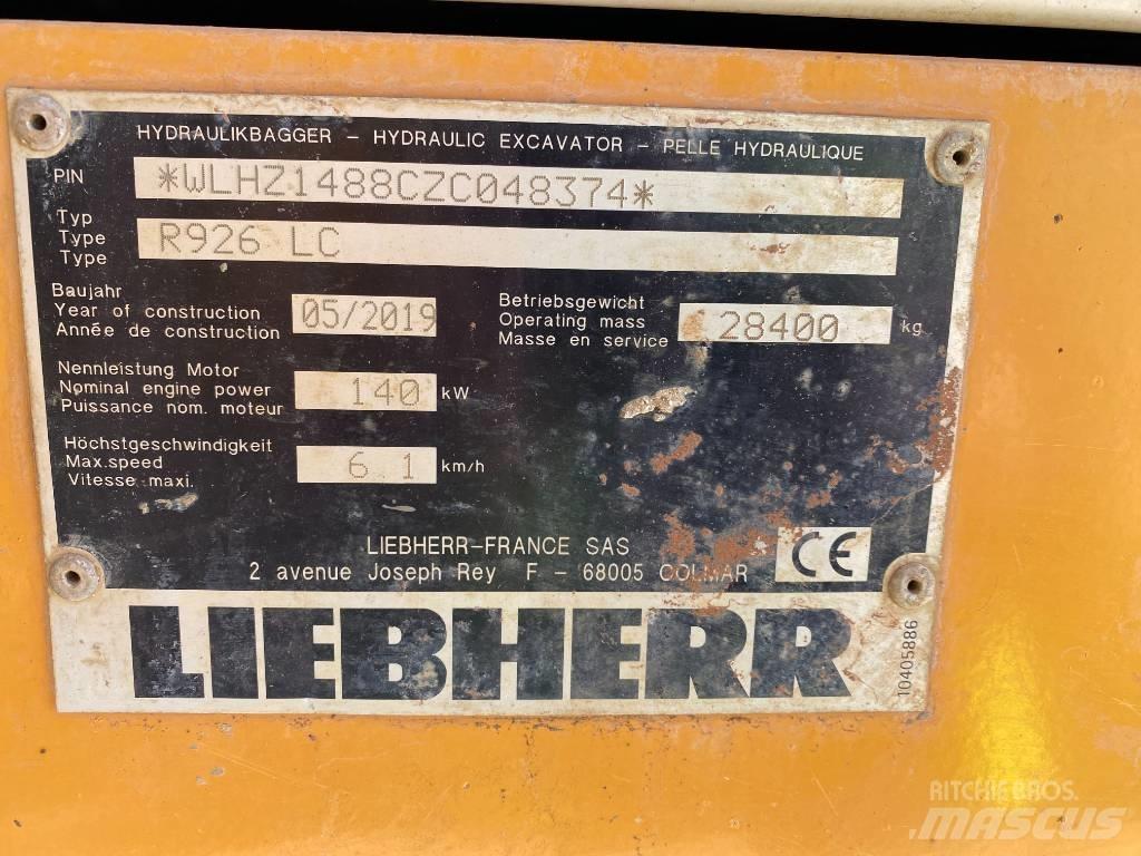Liebherr R 926 Excavatoare pe șenile
