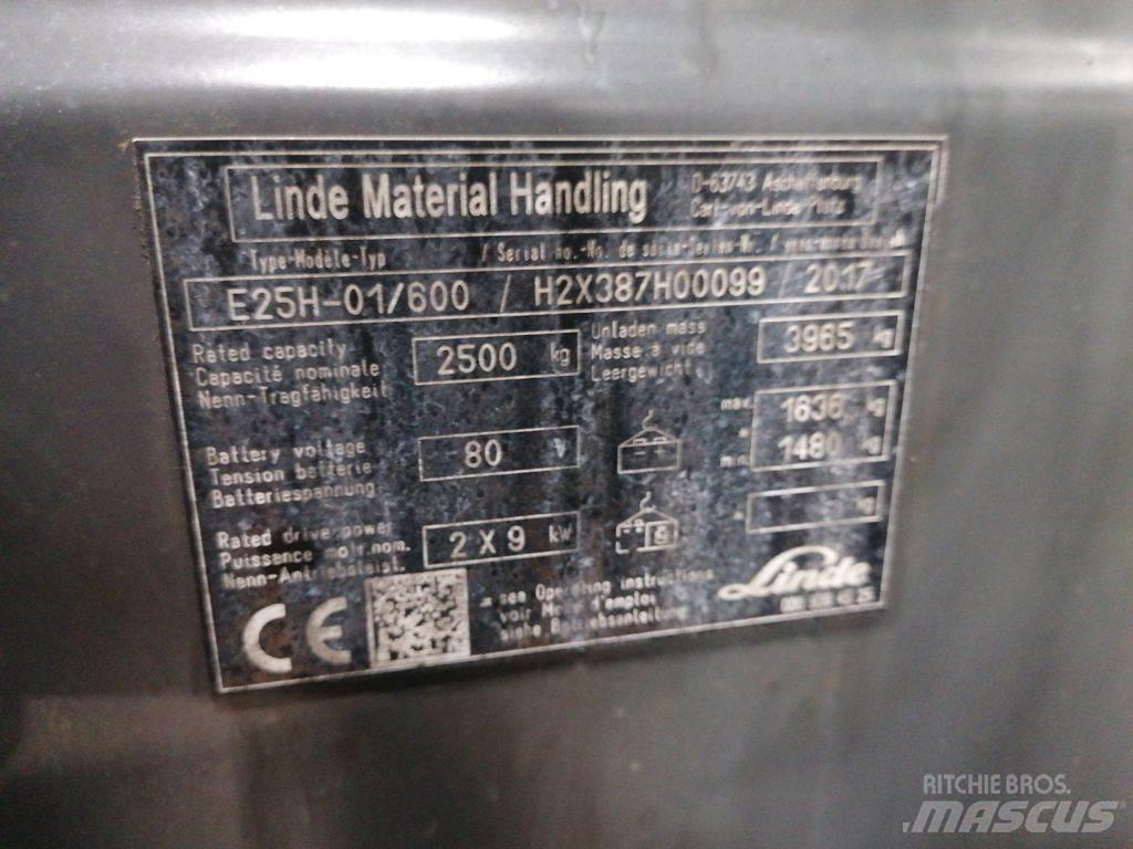 Linde E25H-01/600 Stivuitor electric