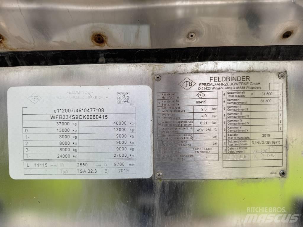 Feldbinder TSA 32.3 Remorci Cisterne