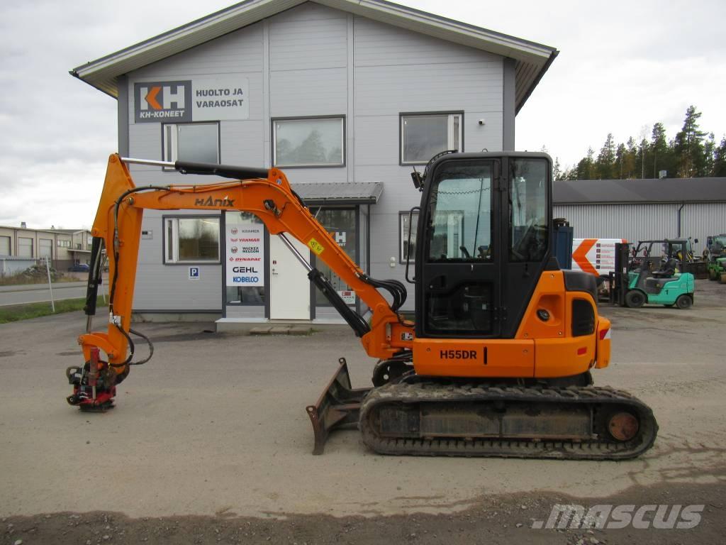 Hanix H 55 DR Mini excavatoare < 7t
