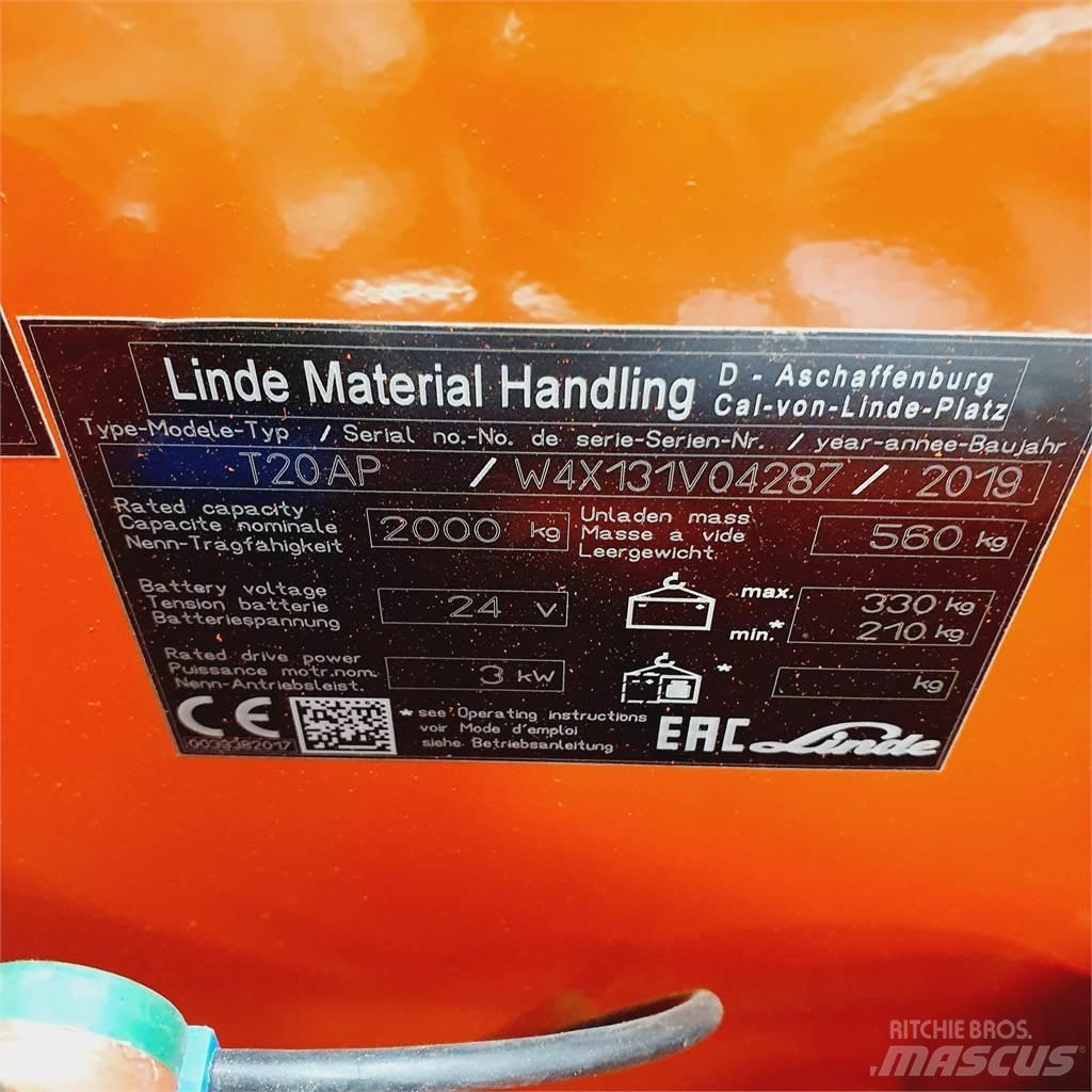 Linde T20AP kurz Transpaleta manuala