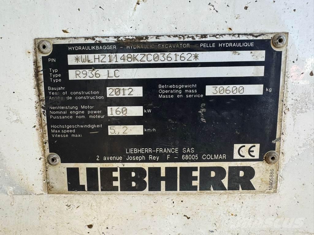 Liebherr R936 LC Excavatoare pe șenile
