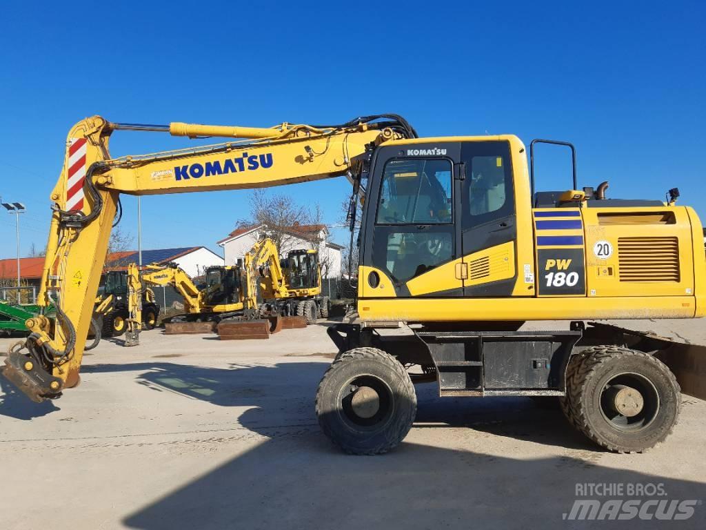 Komatsu PW180-11 Excavatoare cu roti