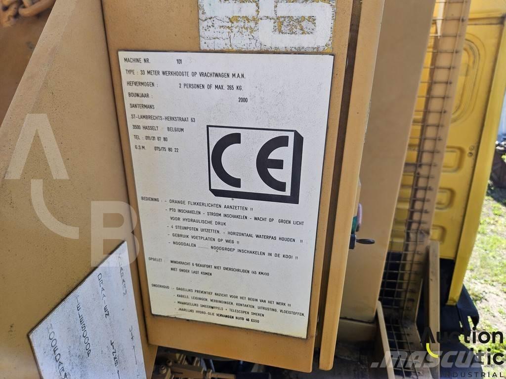 MAN M90 Platforme aeriene montate pe camion