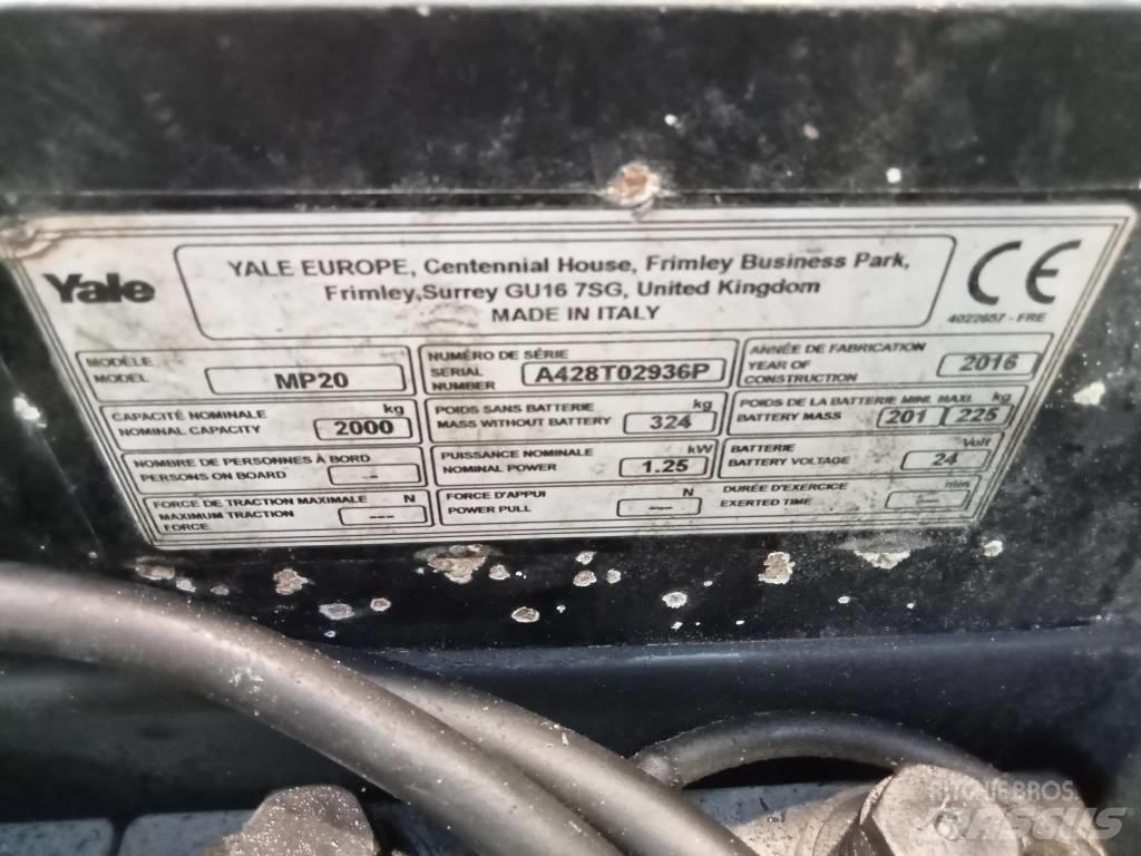 Yale MP20AC Transpaleta manuala