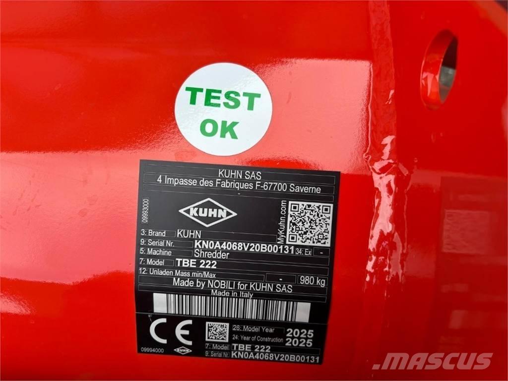 Kuhn TBE 222 Utilaje întreţinere terenuri - Altele