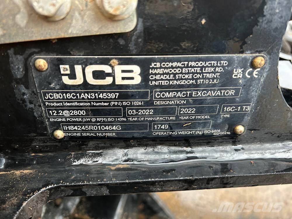 JCB 16C-1 Mini excavatoare < 7t