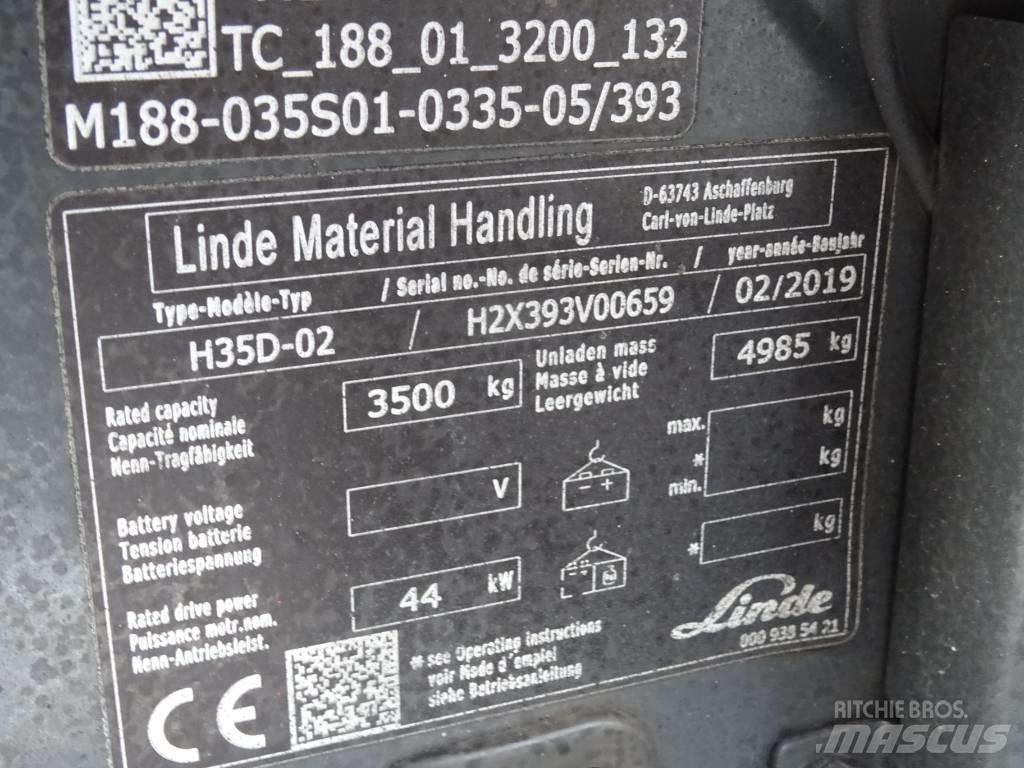Linde H35D-02 Stivuitor diesel