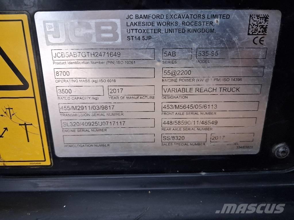 JCB 535-95 JOYSTICK Stivuitoare telescopice