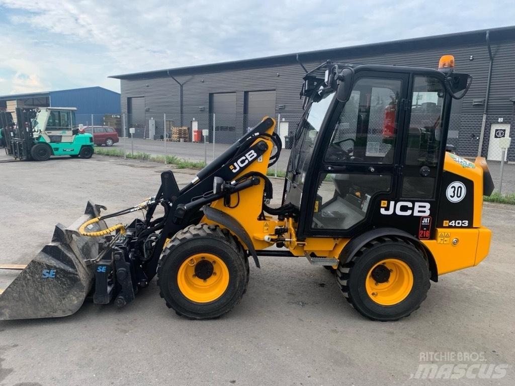 JCB 403 Incarcator pe pneuri