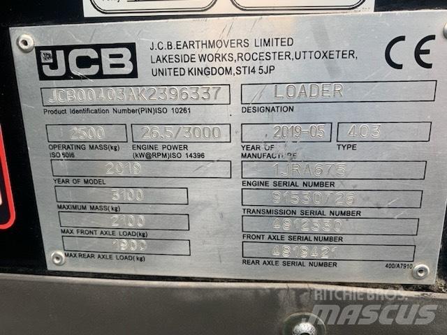 JCB 403 Incarcator pe pneuri