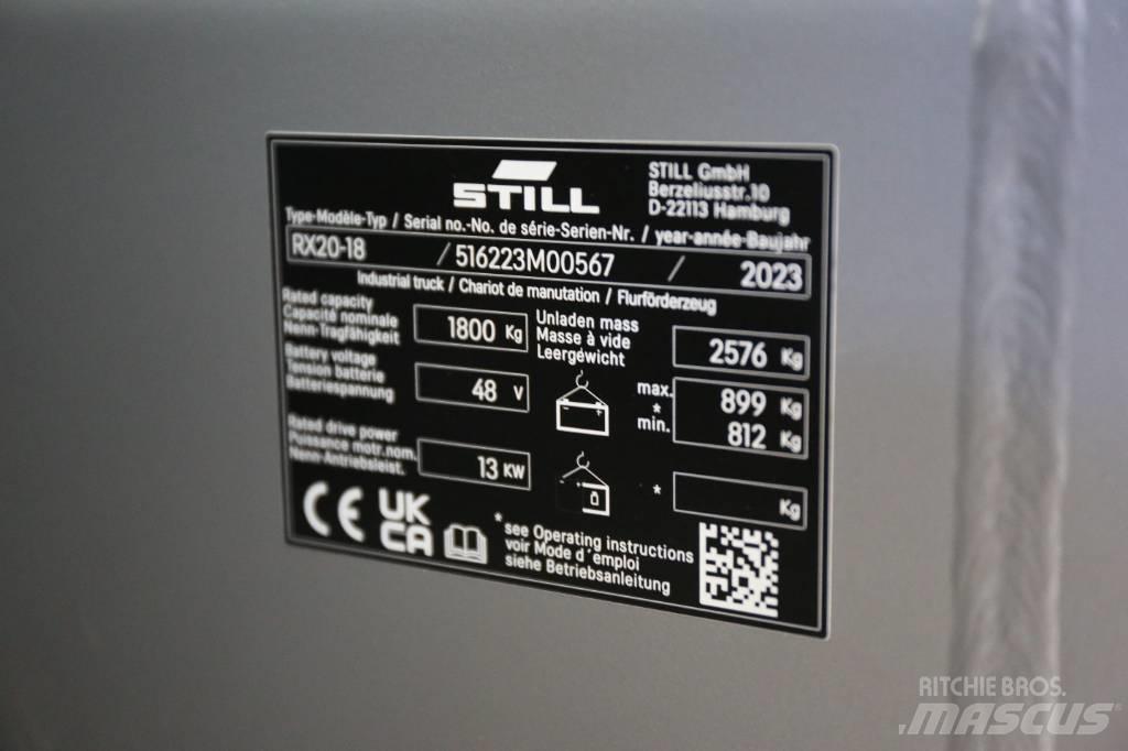 Still RX20-18 Stivuitor electric