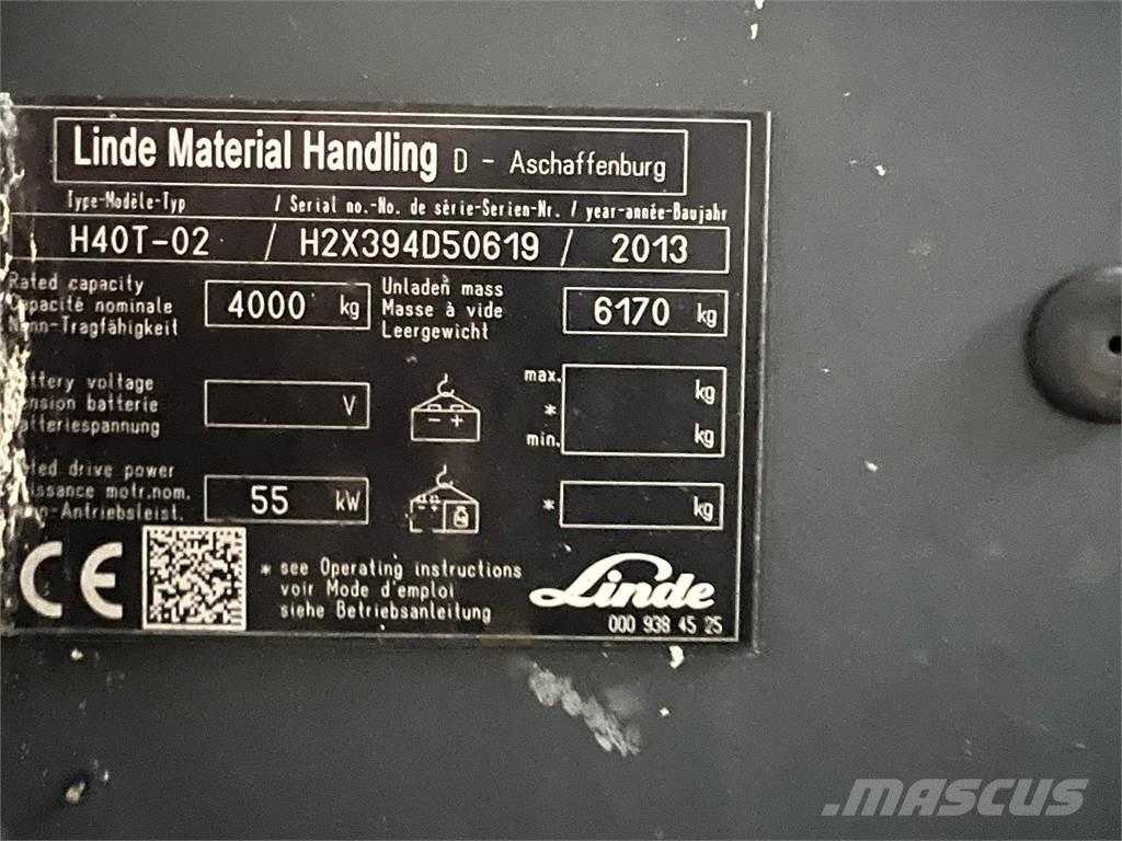 Linde H40T-02 Stivuitor GPL
