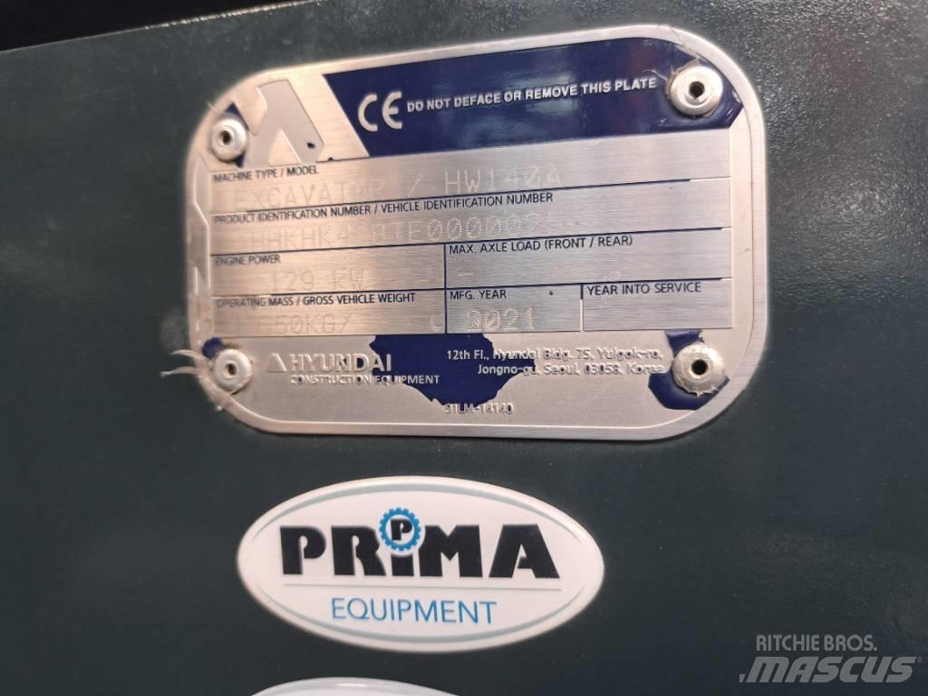 Hyundai HW140A Excavatoare cu roti
