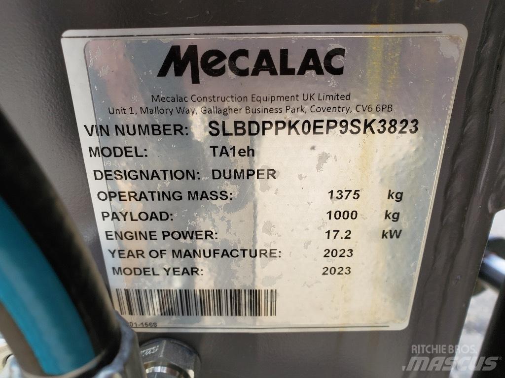 Mecalac TA1EH Minitractor de teren