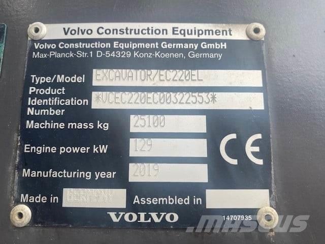 Volvo EC220EL Excavatoare pe șenile
