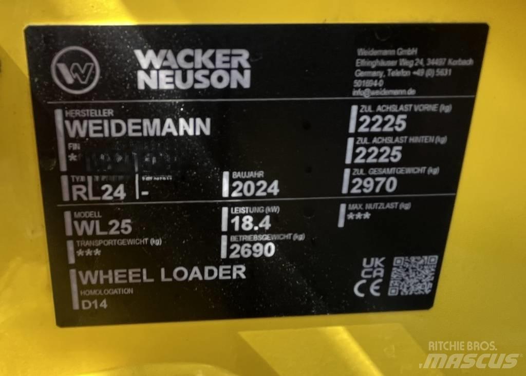 Wacker Neuson WL 25 Incarcator pe pneuri