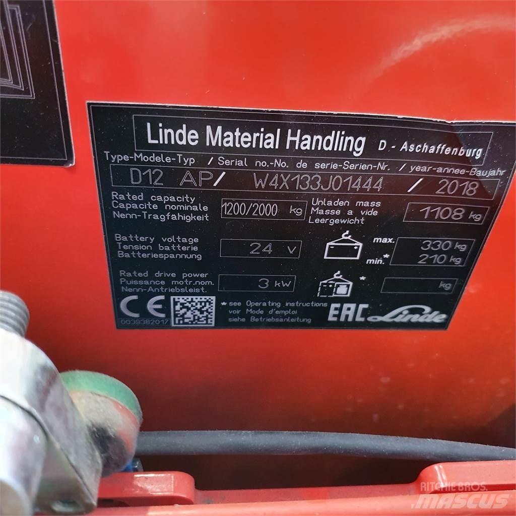 Linde D12AP Transpaleta manuala