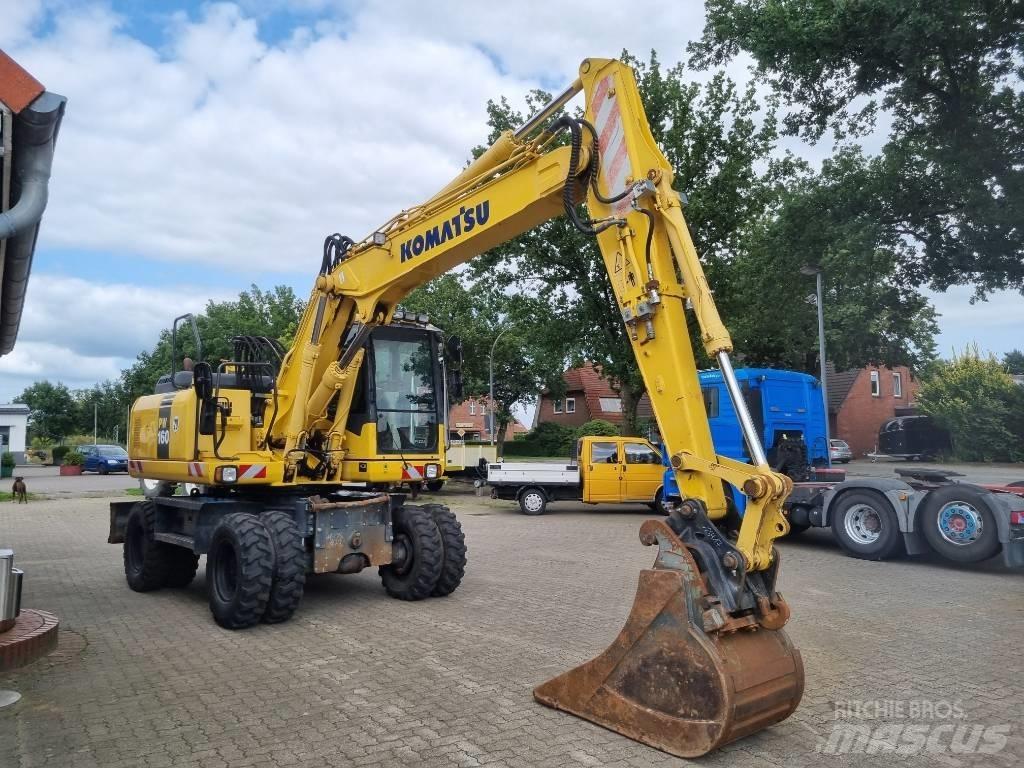 Komatsu PW 160-7E0 Excavatoare cu roti