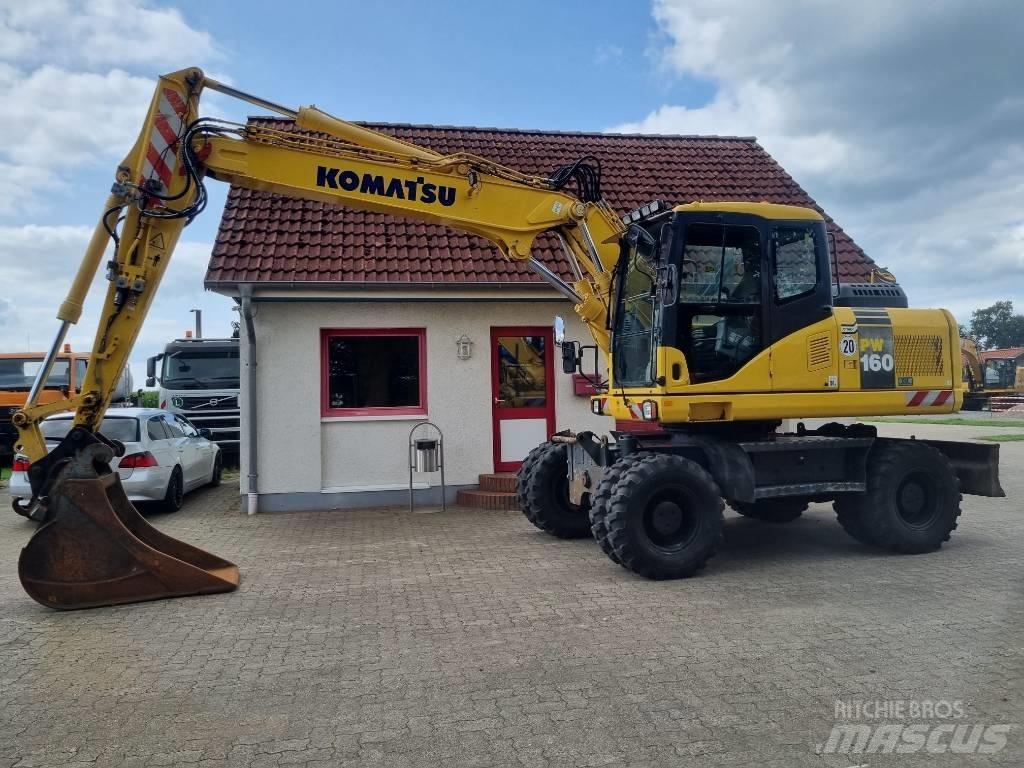 Komatsu PW 160-7E0 Excavatoare cu roti