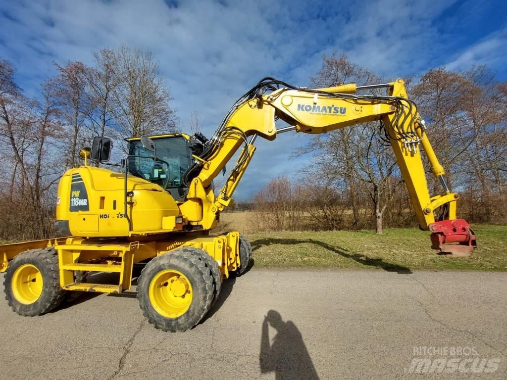 Komatsu PW 118 MR -8 Excavatoare cu roti
