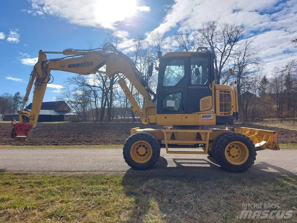 Komatsu PW 118 MR -8 Excavatoare cu roti