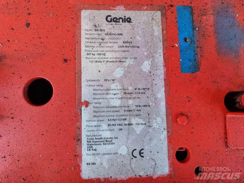 Genie GS1932 Platforme foarfeca
