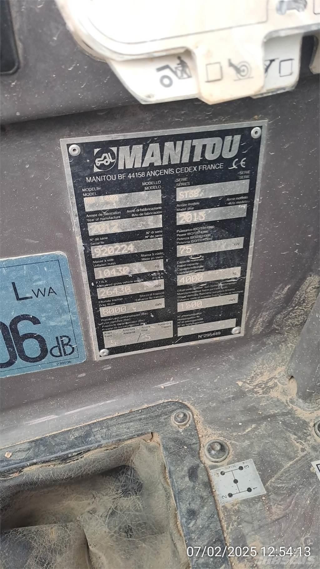 Manitou MT1440 Stivuitoare telescopice