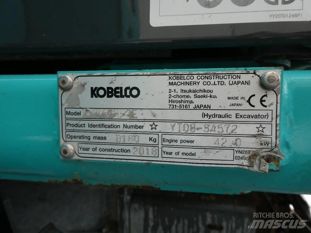 Kobelco SK 75 SR-3E Excavatoare 7t - 12t