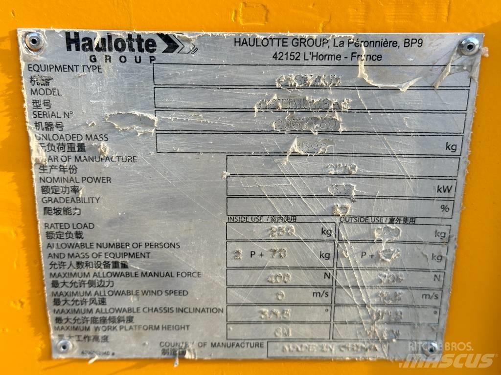 Haulotte OPTIMUM 8 Platforme foarfeca