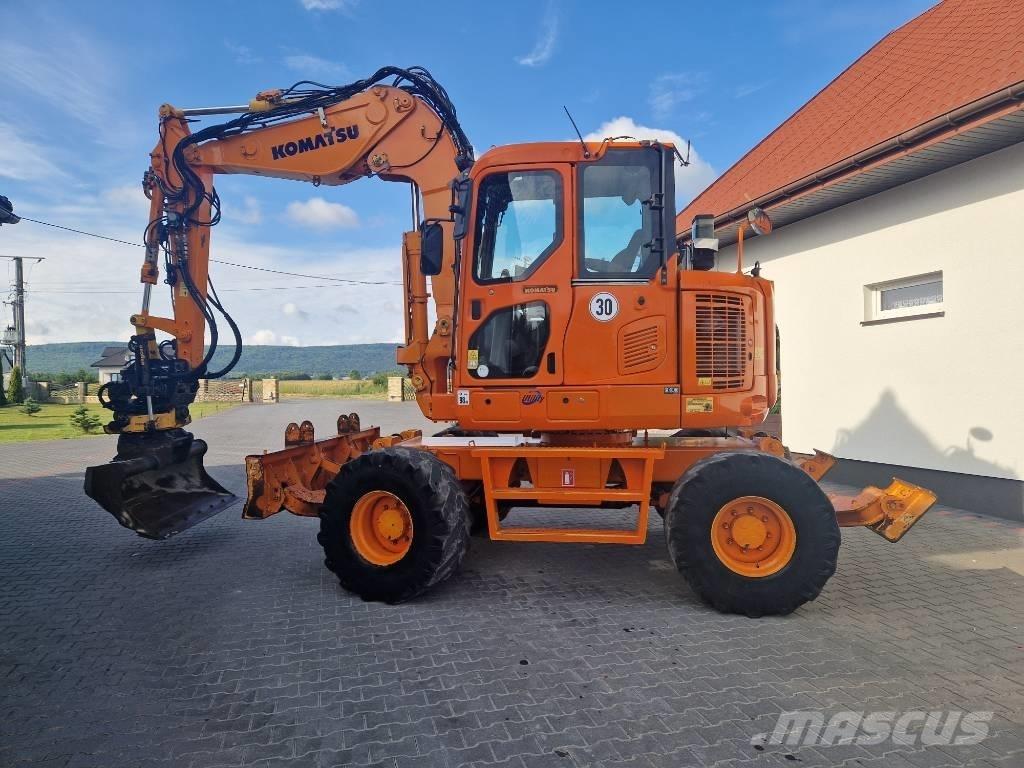 Komatsu PW110 Excavatoare cu roti