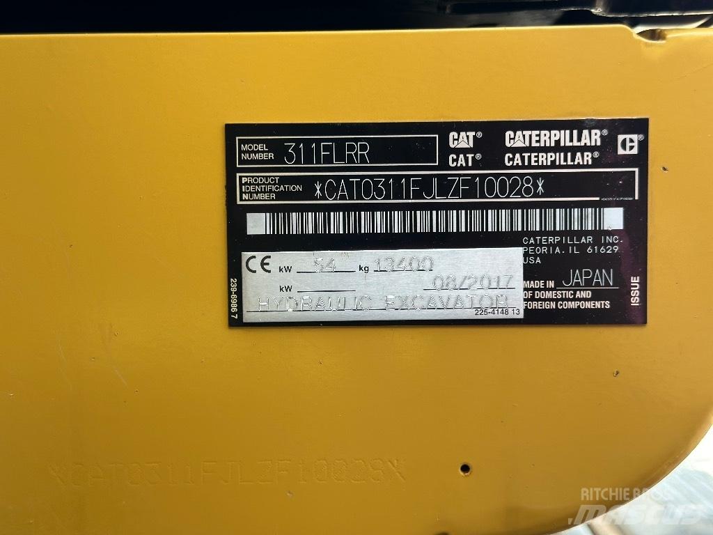 CAT 311 F LRR Excavatoare pe șenile

