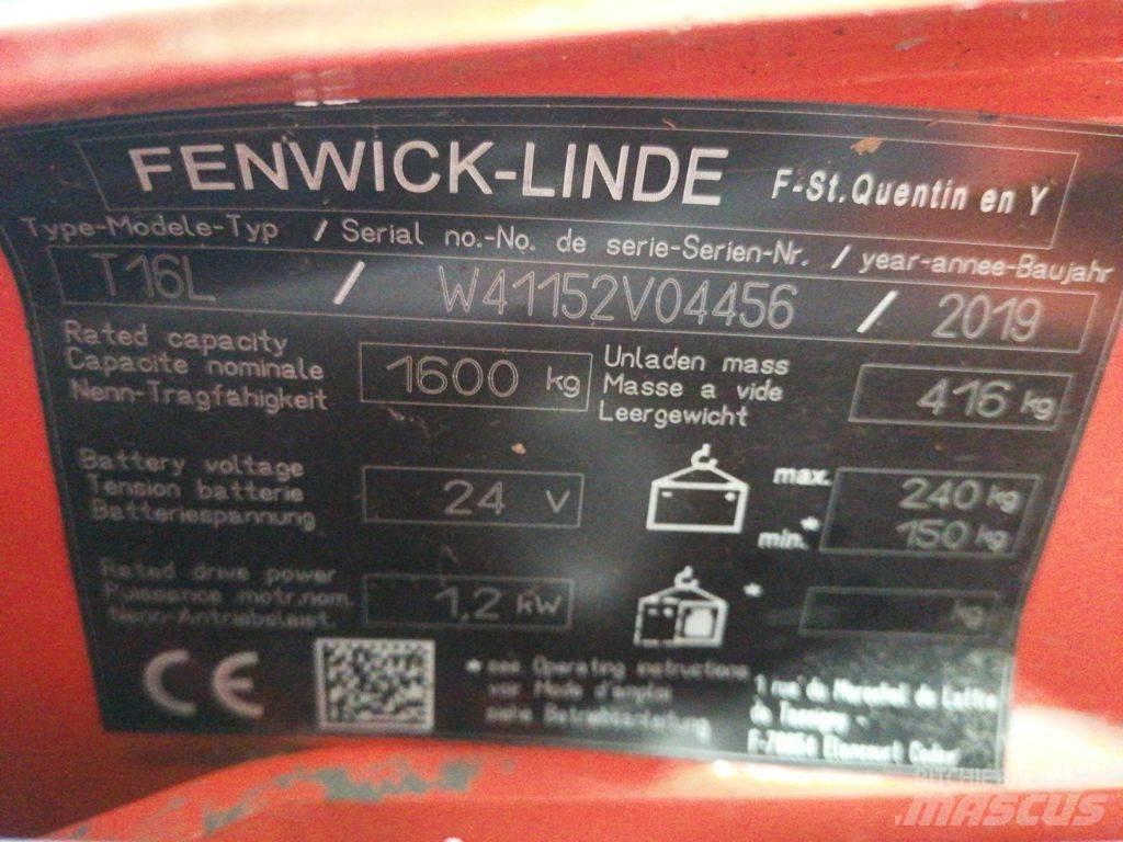 Linde T16L Transpaleta manuala