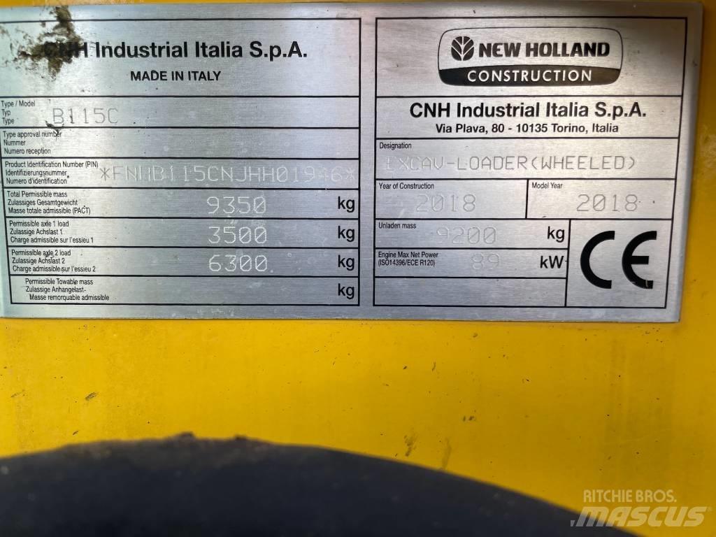 New Holland B115C Buldoexcavatoare
