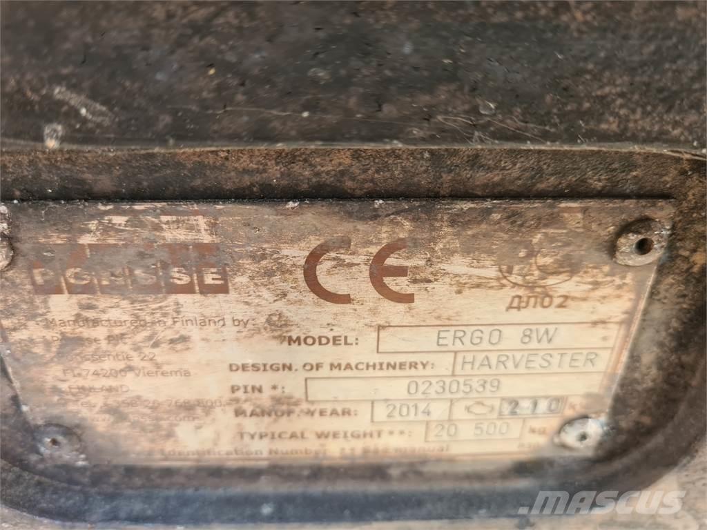 Ponsse Ergo 8wd Combine forestiere