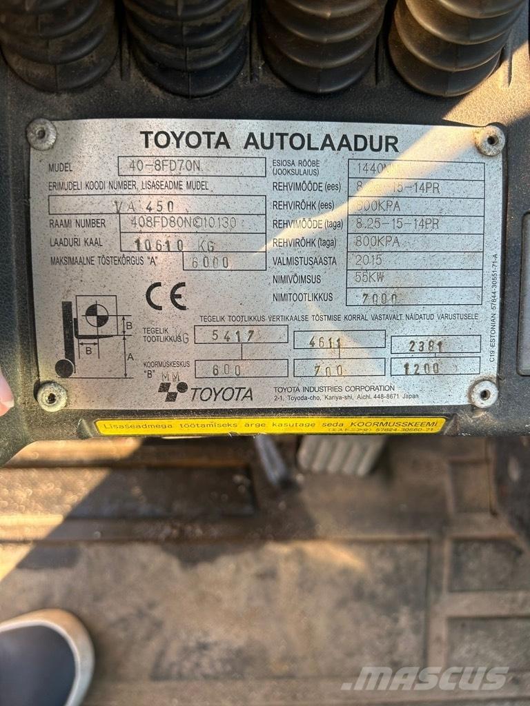 Toyota 40-8 FD 70 N Stivuitor diesel