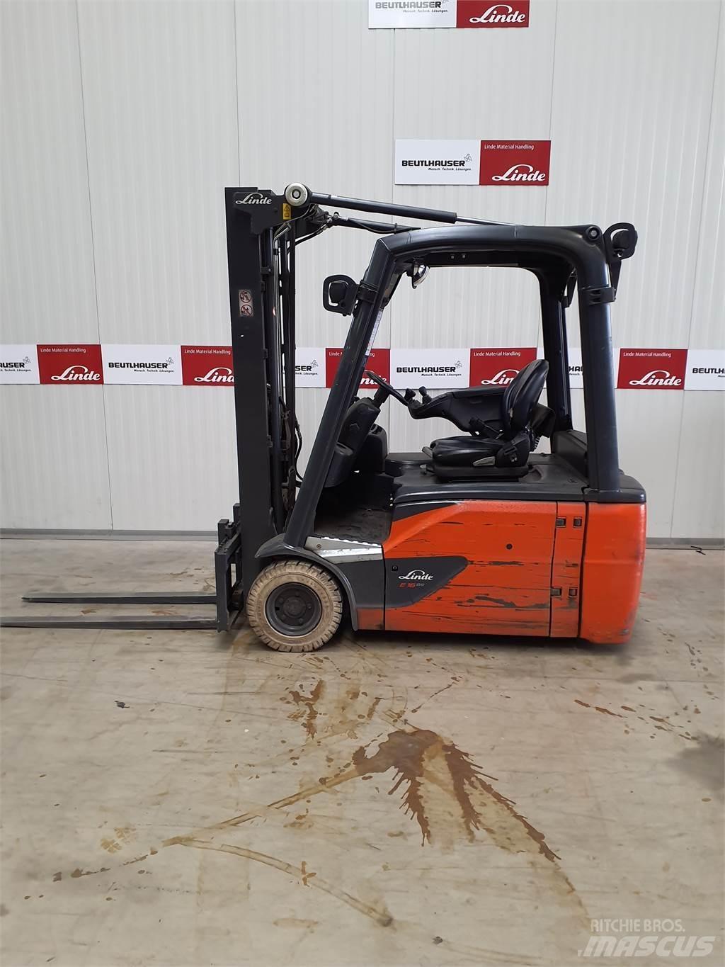 Linde E16L Stivuitor electric
