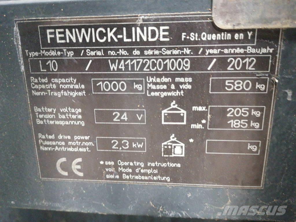 Linde L10 Transpaleta manuala