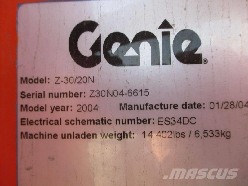 Genie Z 30/20 N Nacele cu brat articulat