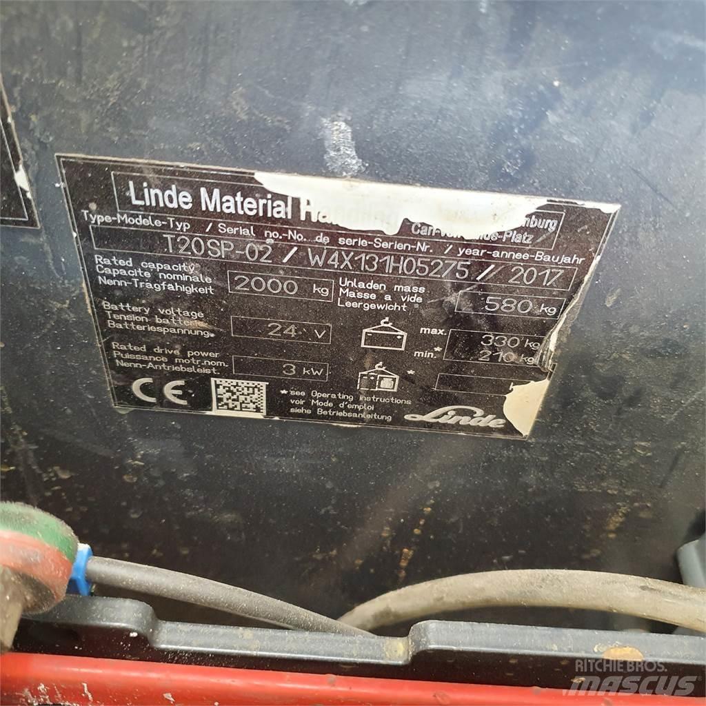 Linde T20SP kurz Transpaleta manuala