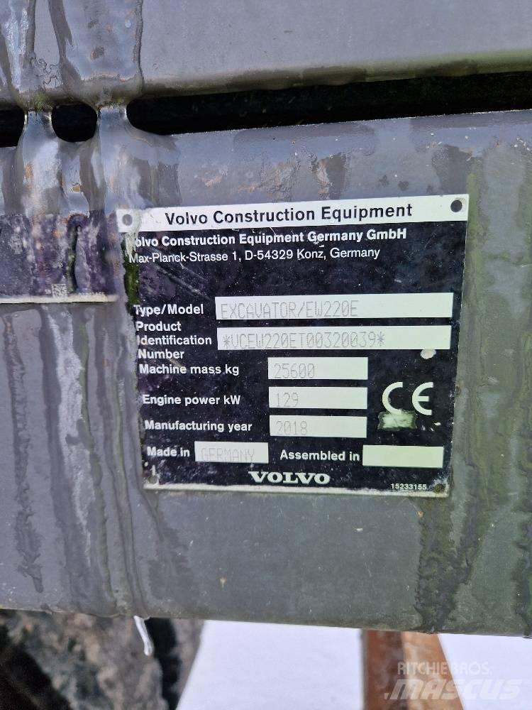 Volvo EW220E Excavatoare cu roti
