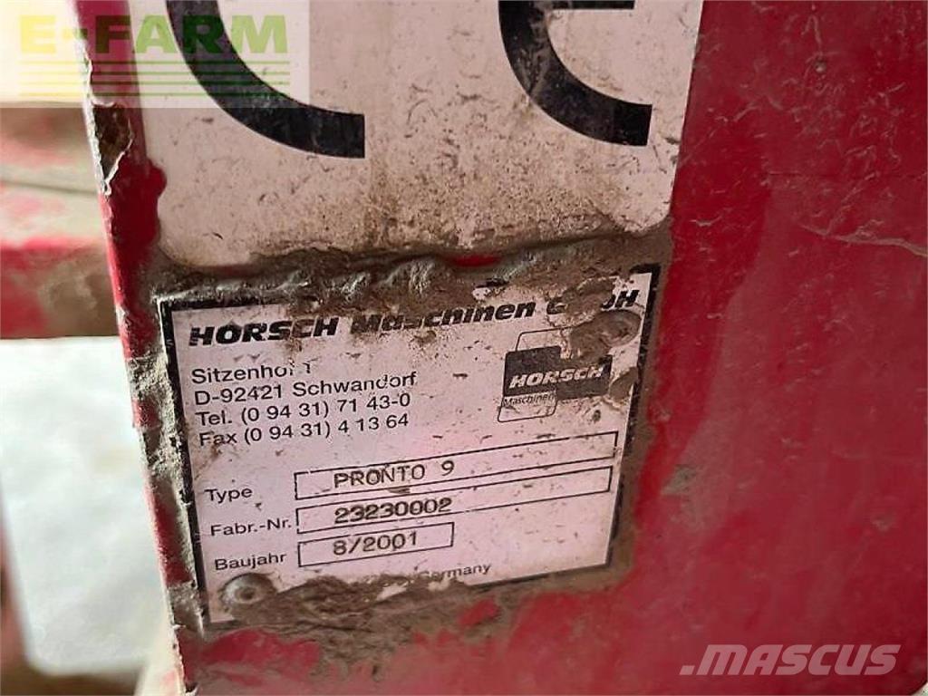 Horsch pronto rx9 Perforatoare