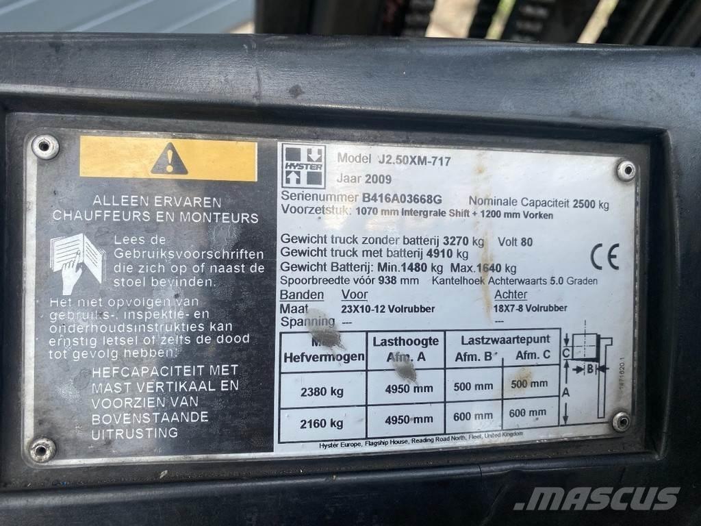 Hyster J2.50XM Stivuitor electric