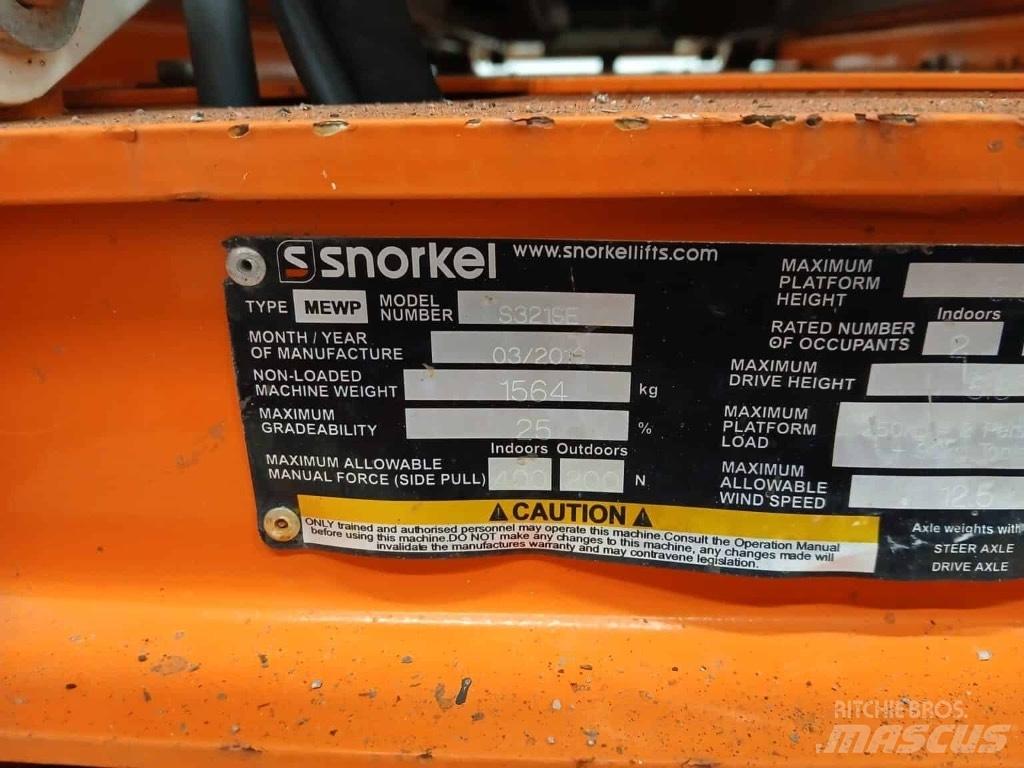 Snorkel S 3219 E Platforme foarfeca