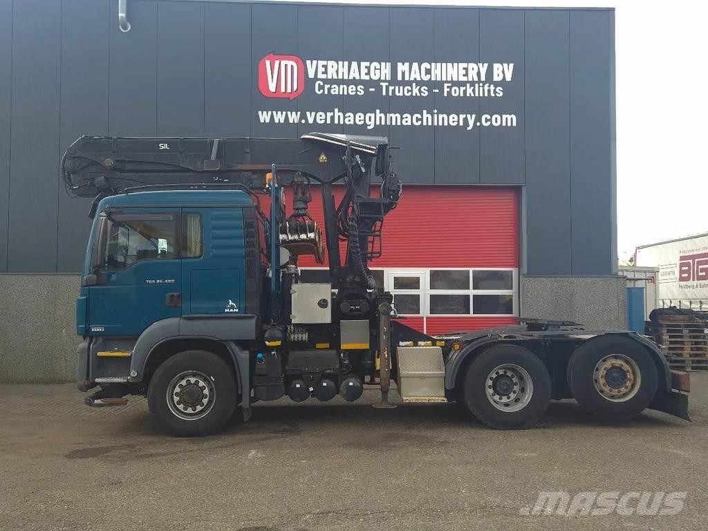 MAN TGA 26.480 Camion pentru lemne